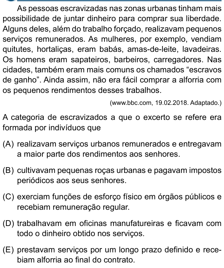 Questão 27 no caderno Conhecimentos Gerais da Santa Casa 2027
