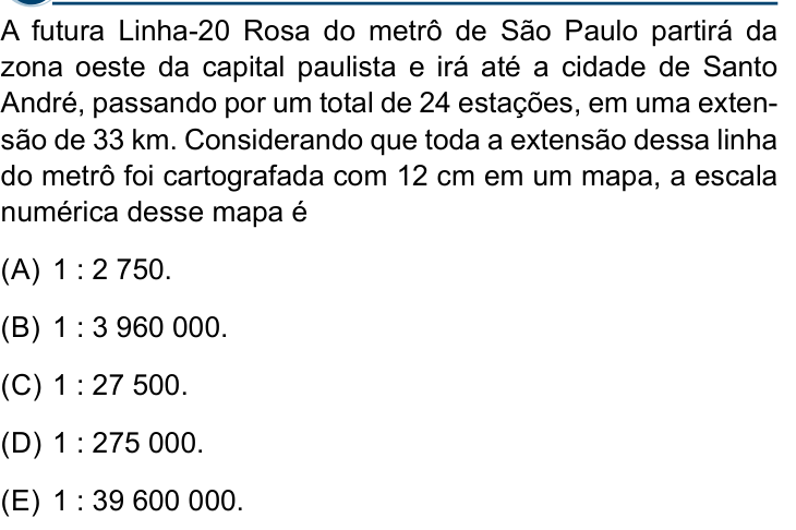 Questão 40 no caderno Conhecimentos Gerais da Santa Casa 2027