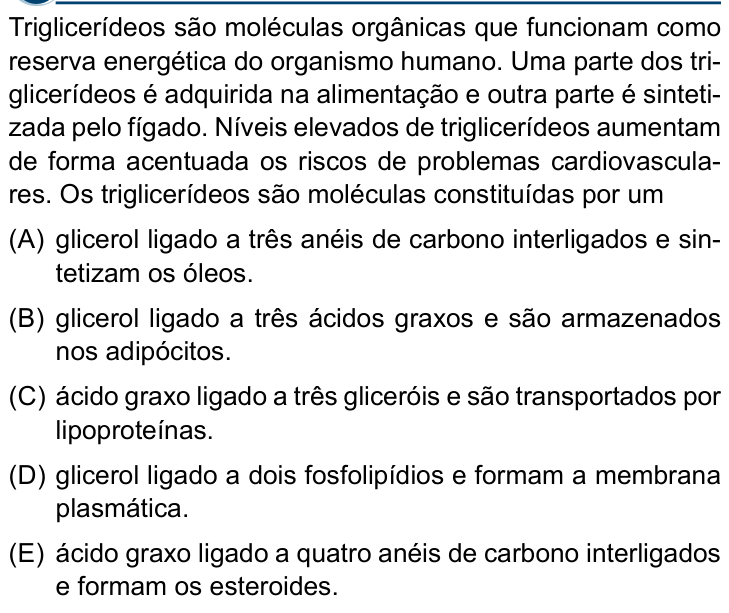 Questão 43 no caderno Conhecimentos Gerais da Santa Casa 2027