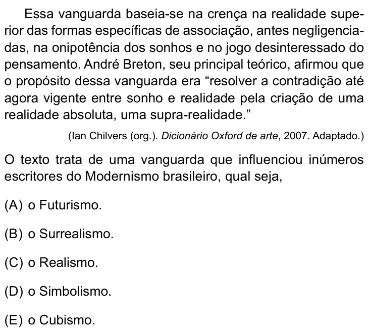 Questão 9 no caderno Prova I do Einstein 2023
