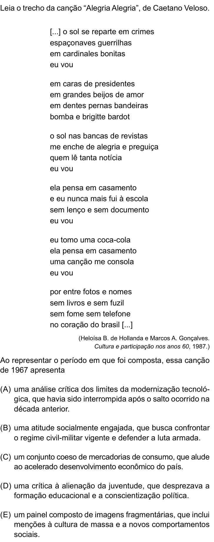 Questão 20 no caderno Prova I do Einstein 2023