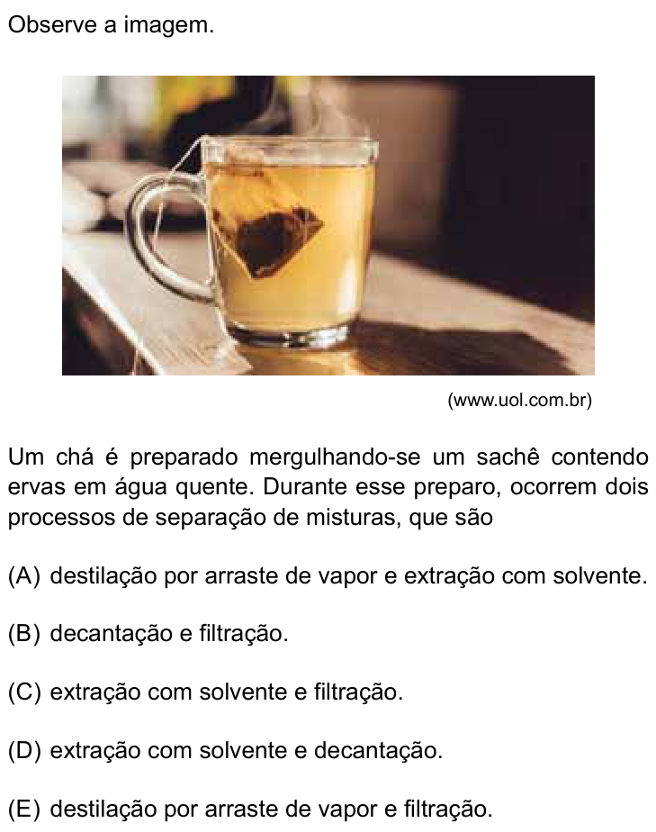 Questão 31 no caderno Prova I do Einstein 2023