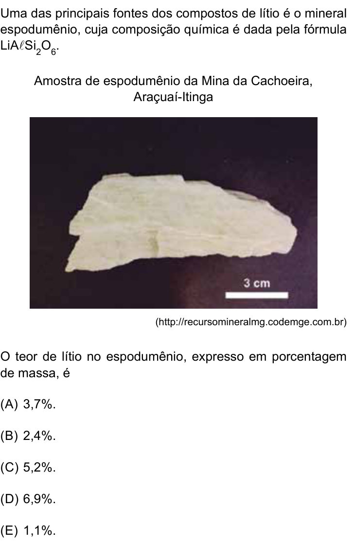 Questão 32 no caderno Prova I do Einstein 2023