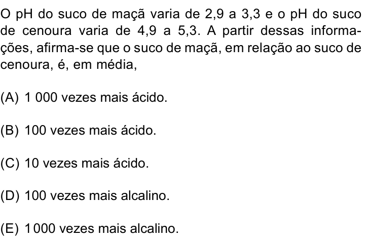 Questão 33 no caderno Prova I do Einstein 2023