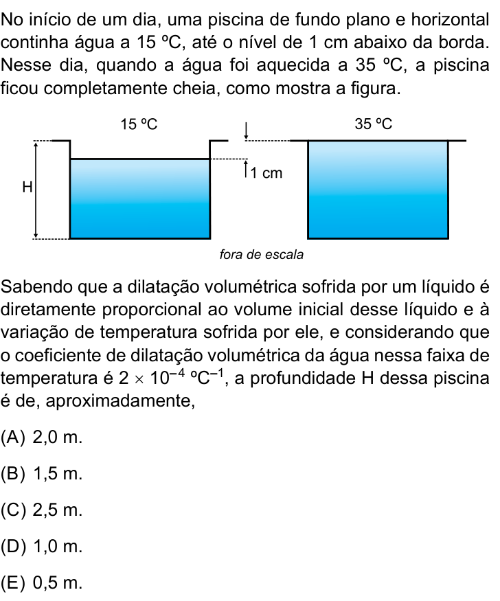 Questão 37 no caderno Prova I do Einstein 2023