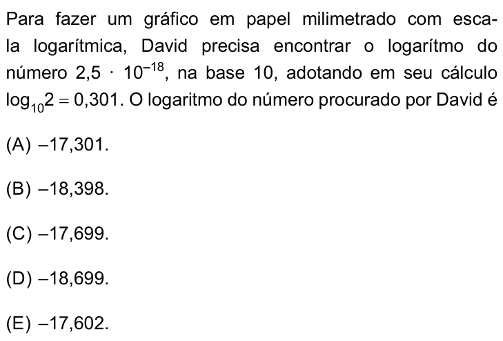 Questão 48 no caderno Prova I do Einstein 2023