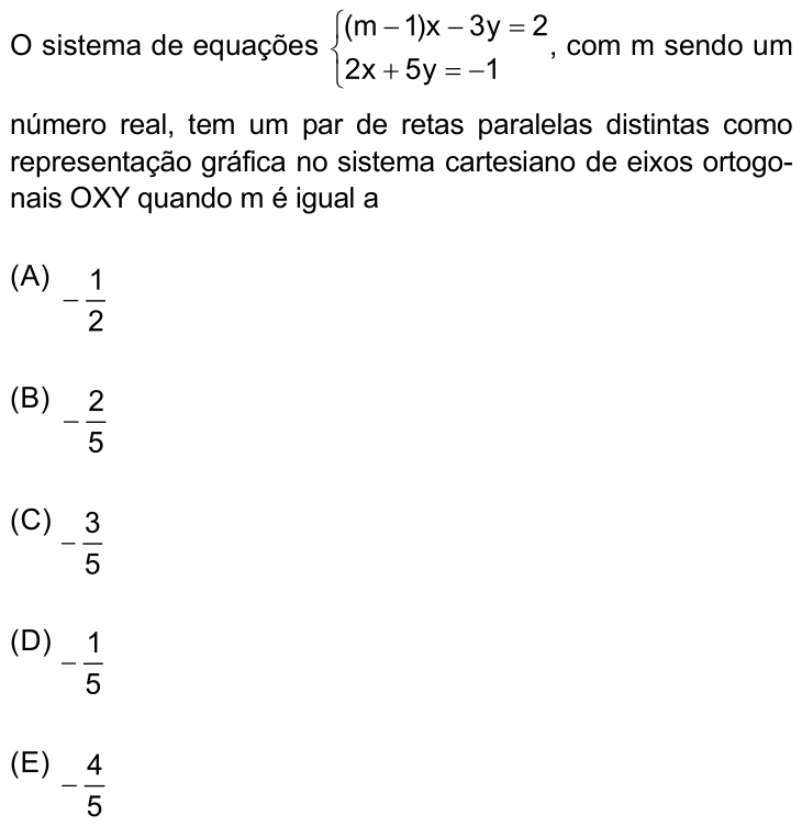 Questão 50 no caderno Prova I do Einstein 2023