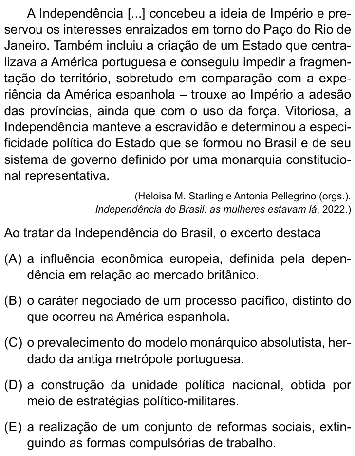 Questão 18 no caderno Prova I do Einstein 2024