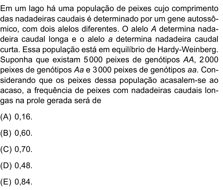 Questão 30 no caderno Prova I do Einstein 2024