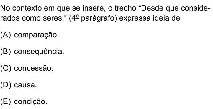 Questão 4 no caderno Prova I do Einstein 2025