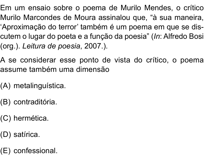 Questão 8 no caderno Prova I do Einstein 2025
