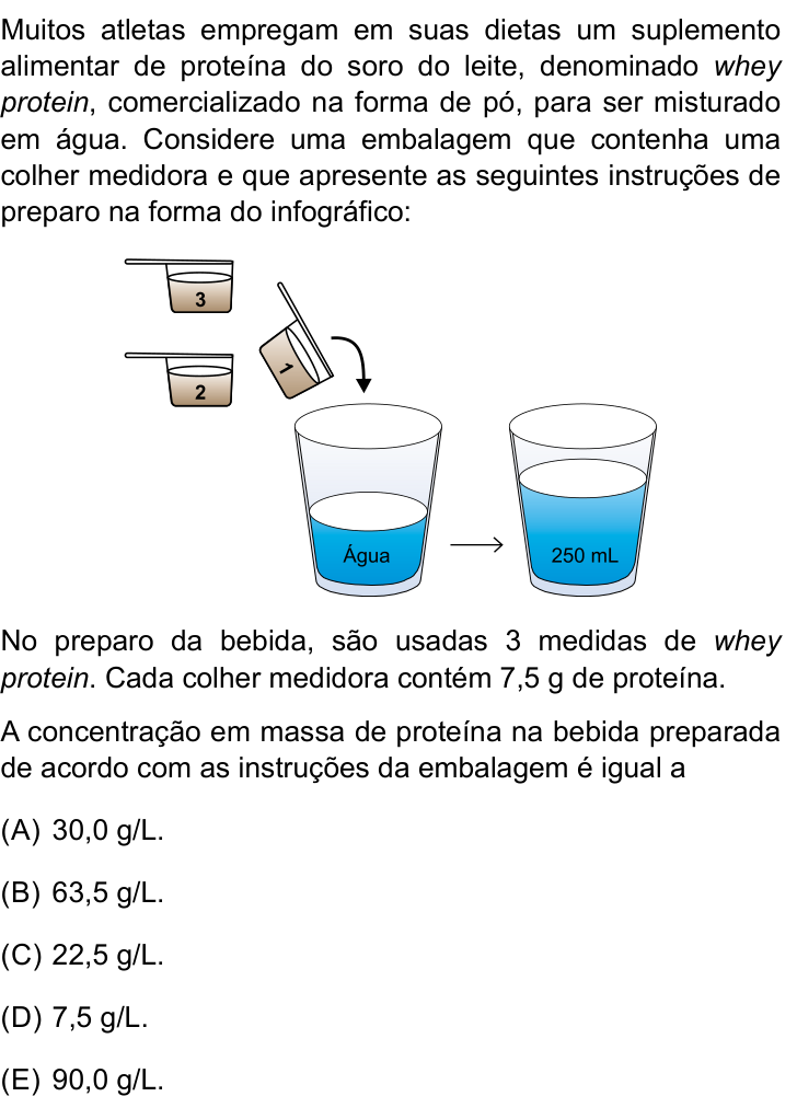 Questão 34 no caderno Prova I do Einstein 2025