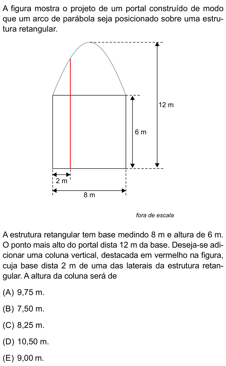 Questão 44 no caderno Prova I do Einstein 2025