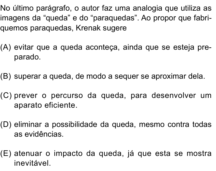 Questão 5 no caderno Prova I do Einstein 2026