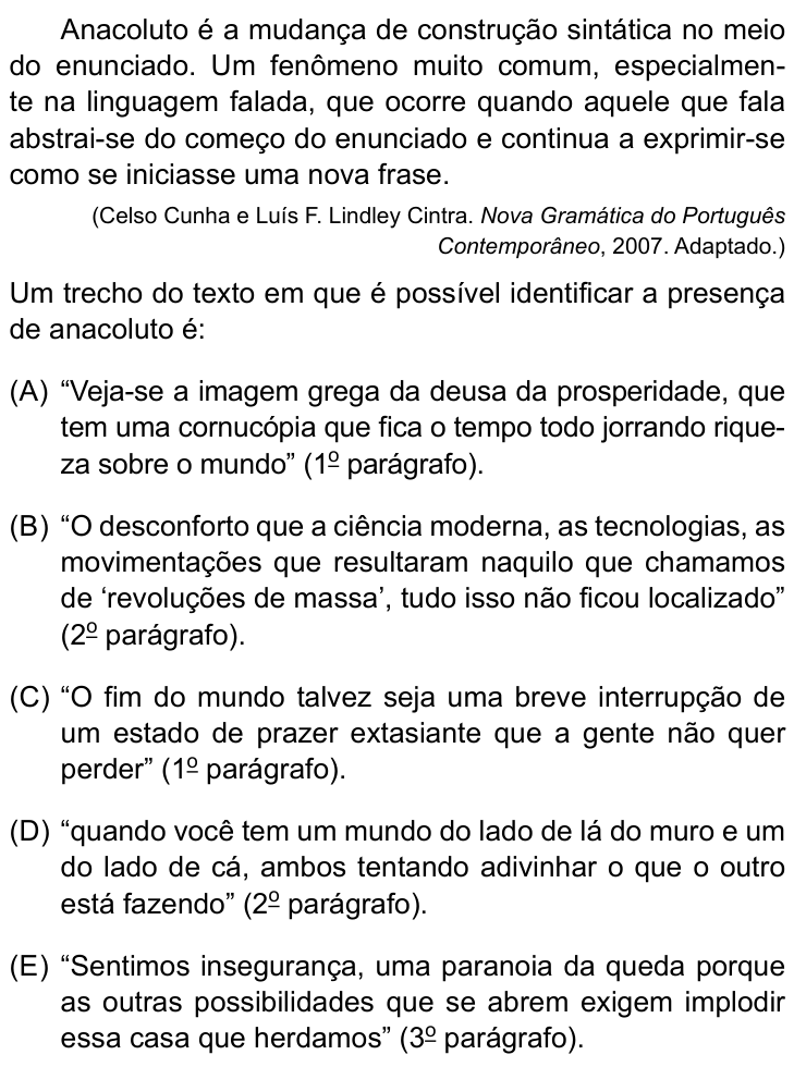 Questão 6 no caderno Prova I do Einstein 2026