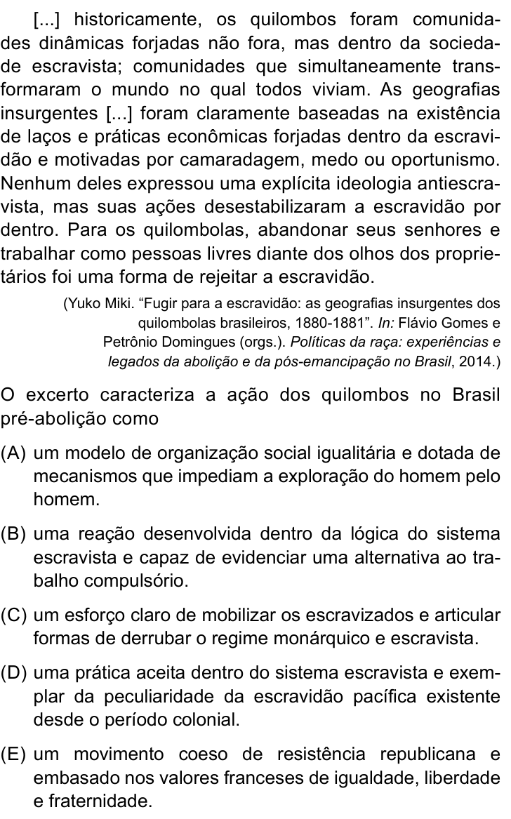 Questão 18 no caderno Prova I do Einstein 2026