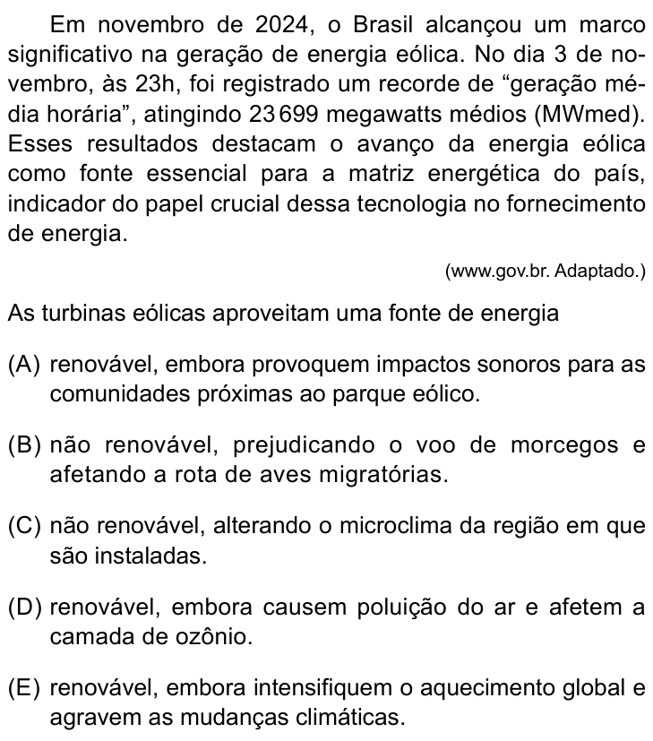 Questão 26 no caderno Prova I do Einstein 2026