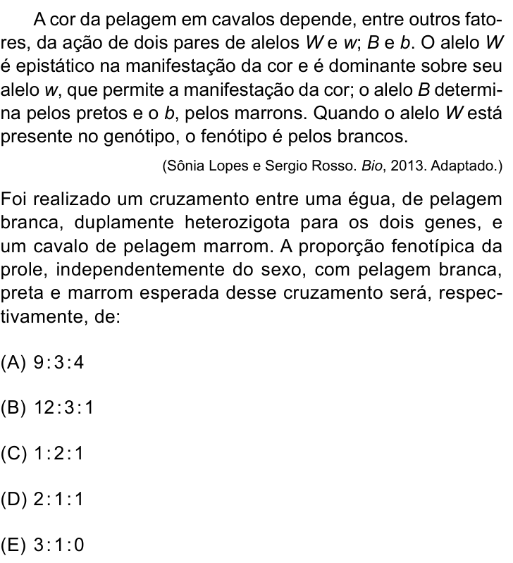 Questão 30 no caderno Prova I do Einstein 2026