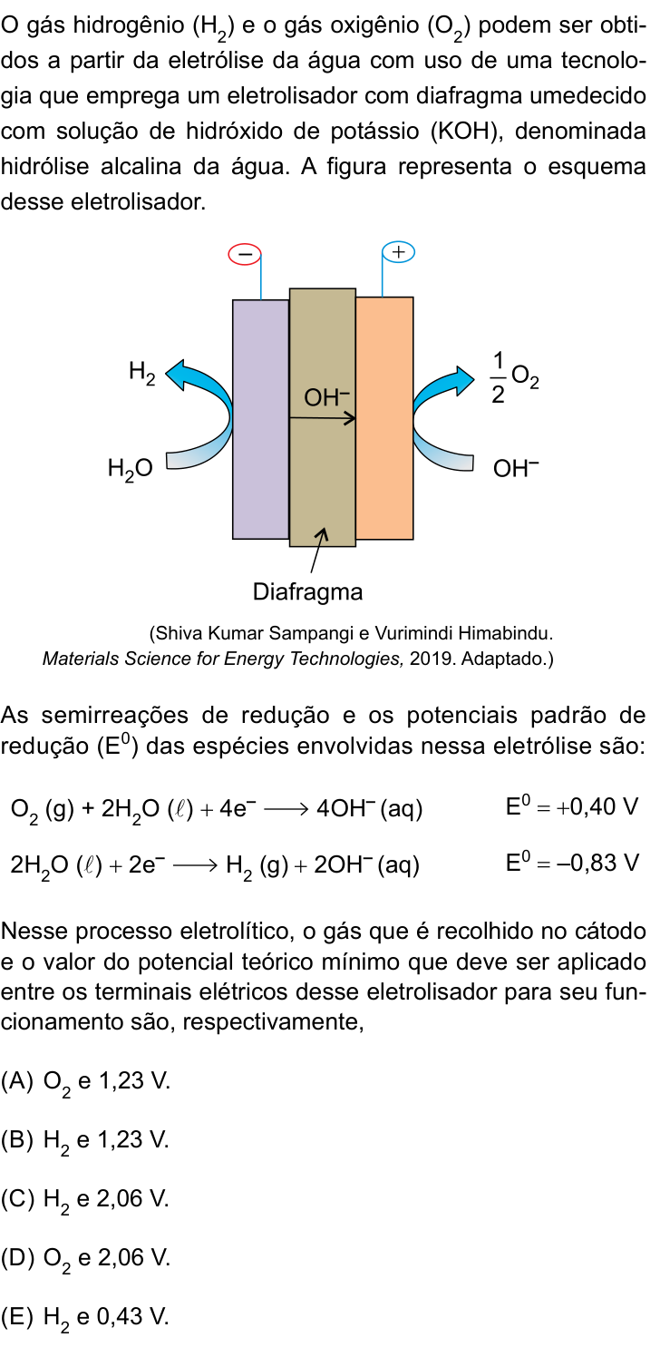 Questão 35 no caderno Prova I do Einstein 2026