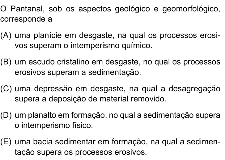 Questão 50 no caderno Conhecimentos Gerais da UNESP 2022