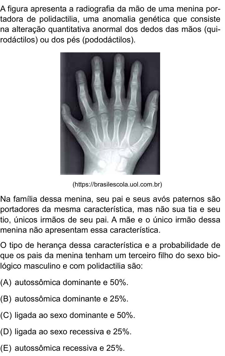 Questão 67 no caderno Conhecimentos Gerais da UNESP 2022