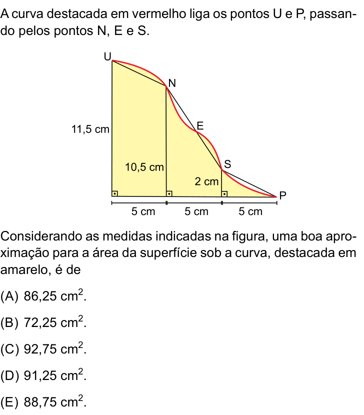 Questão 84 no caderno Conhecimentos Gerais da UNESP 2022