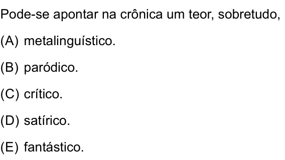 Questão 9 no caderno Conhecimentos Específicos da UNESP 2022