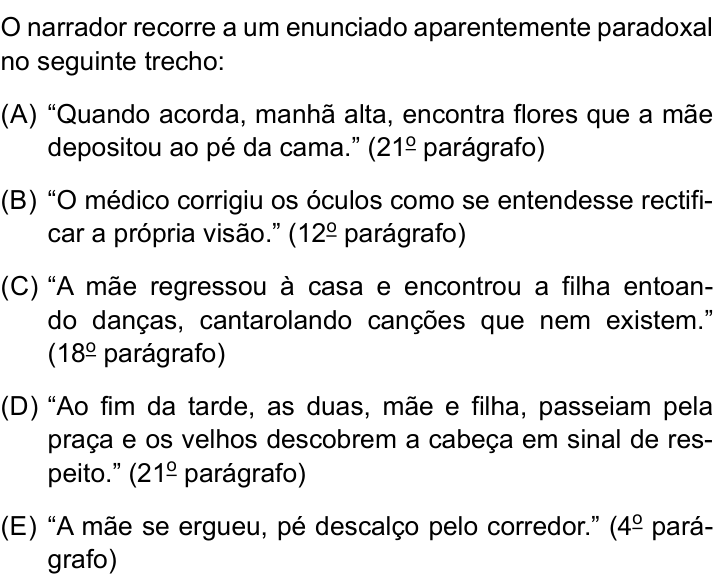 Questão 4 no caderno Conhecimentos Gerais da UNESP 2023