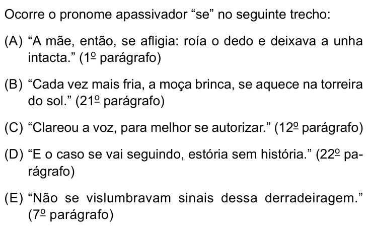 Questão 7 no caderno Conhecimentos Gerais da UNESP 2023