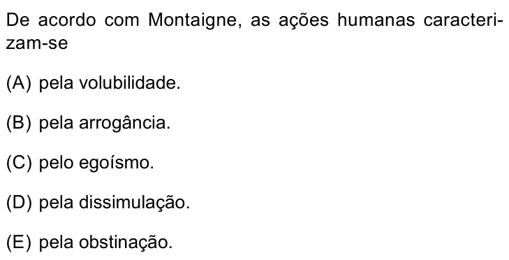 Questão 14 no caderno Conhecimentos Gerais da UNESP 2023