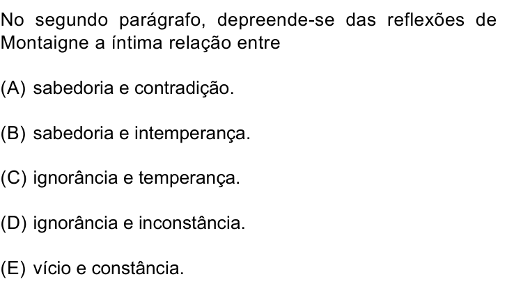 Questão 17 no caderno Conhecimentos Gerais da UNESP 2023