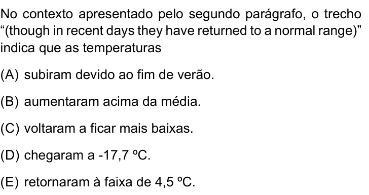 Questão 24 no caderno Conhecimentos Gerais da UNESP 2023