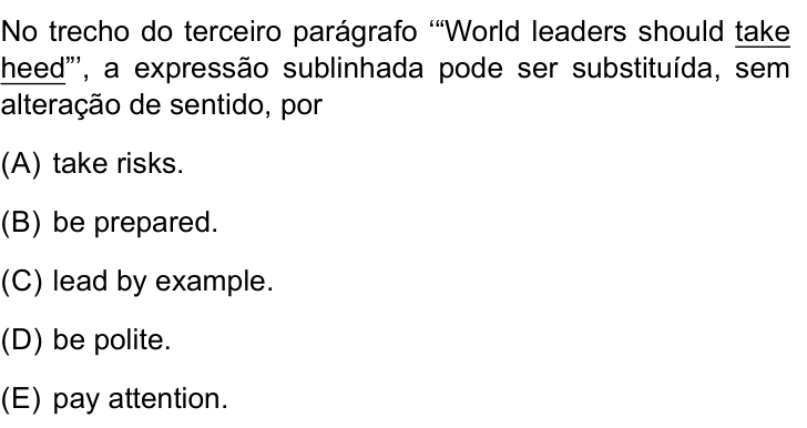 Questão 29 no caderno Conhecimentos Gerais da UNESP 2023