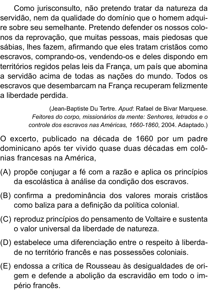 Questão 35 no caderno Conhecimentos Gerais da UNESP 2023