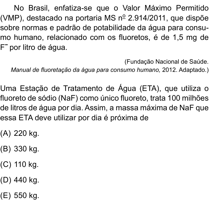 Questão 71 no caderno Conhecimentos Gerais da UNESP 2023