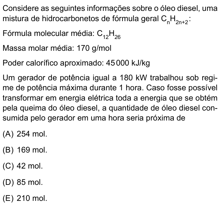 Questão 72 no caderno Conhecimentos Gerais da UNESP 2023