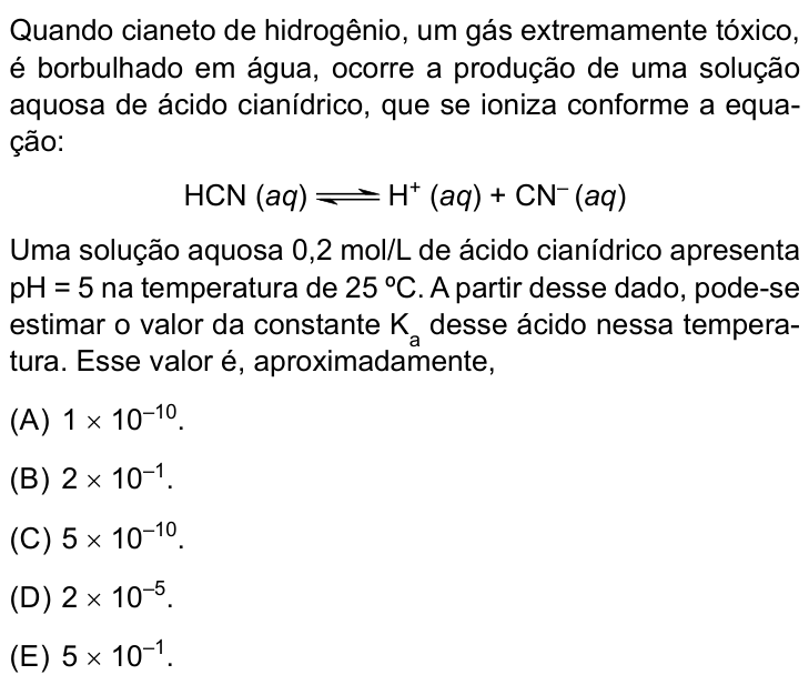 Questão 73 no caderno Conhecimentos Gerais da UNESP 2023