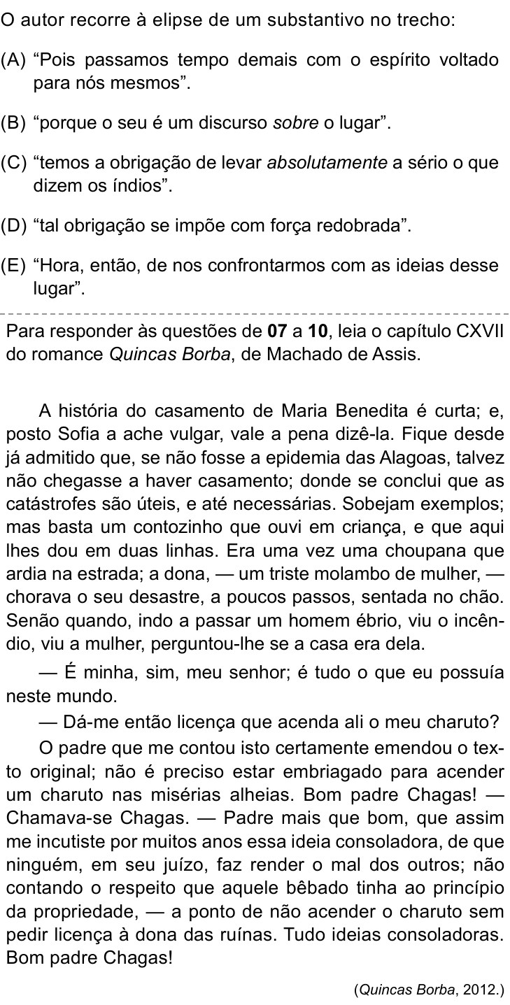Questão 6 no caderno Conhecimentos Específicos da UNESP 2023