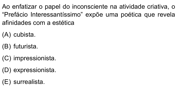 Questão 11 no caderno Conhecimentos Específicos da UNESP 2023