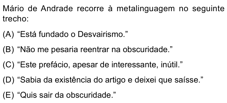 Questão 12 no caderno Conhecimentos Específicos da UNESP 2023