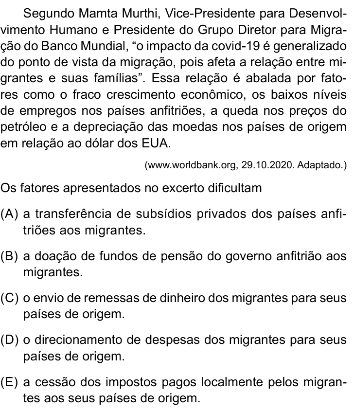 Questão 30 no caderno Conhecimentos Específicos da UNESP 2023