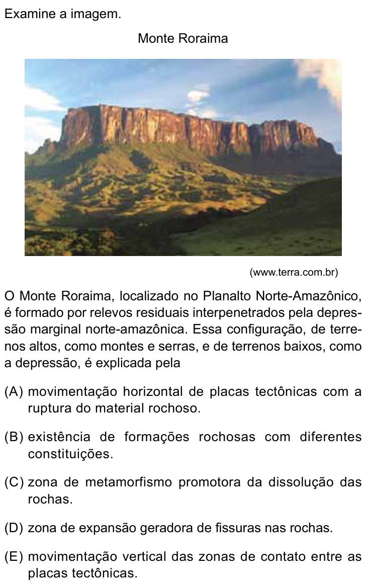 Questão 34 no caderno Conhecimentos Específicos da UNESP 2023
