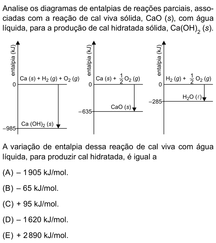 Questão 49 no caderno Conhecimentos Específicos da UNESP 2023