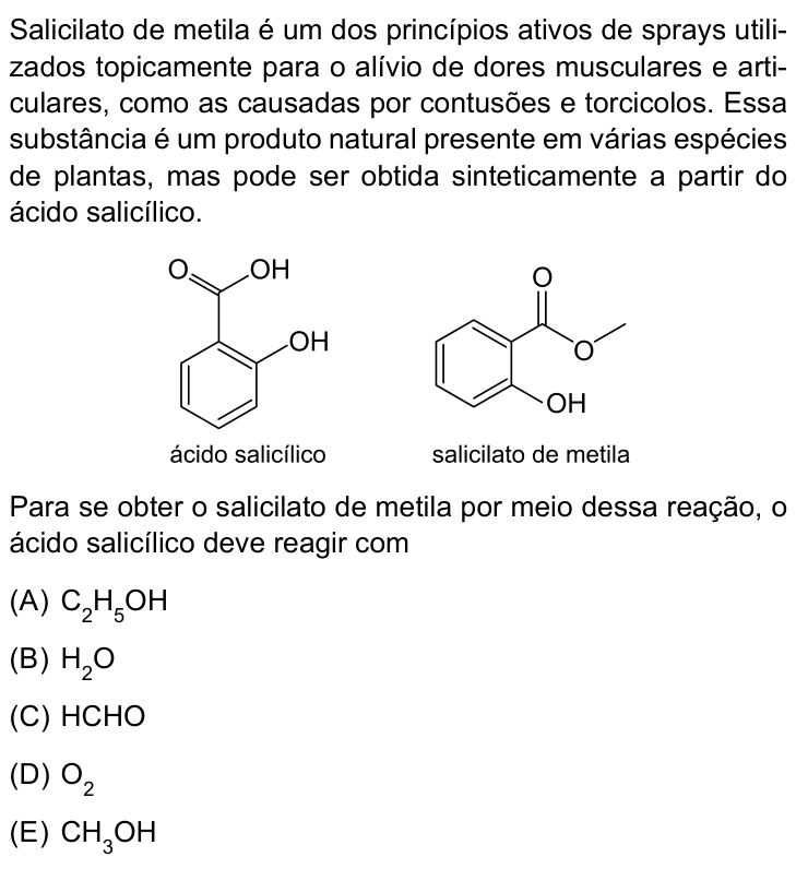 Questão 50 no caderno Conhecimentos Específicos da UNESP 2023