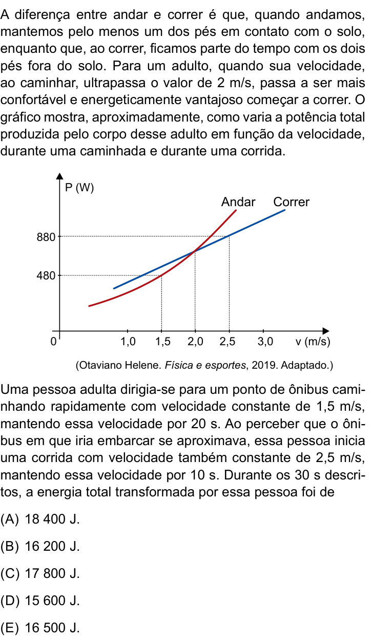 Questão 51 no caderno Conhecimentos Específicos da UNESP 2023