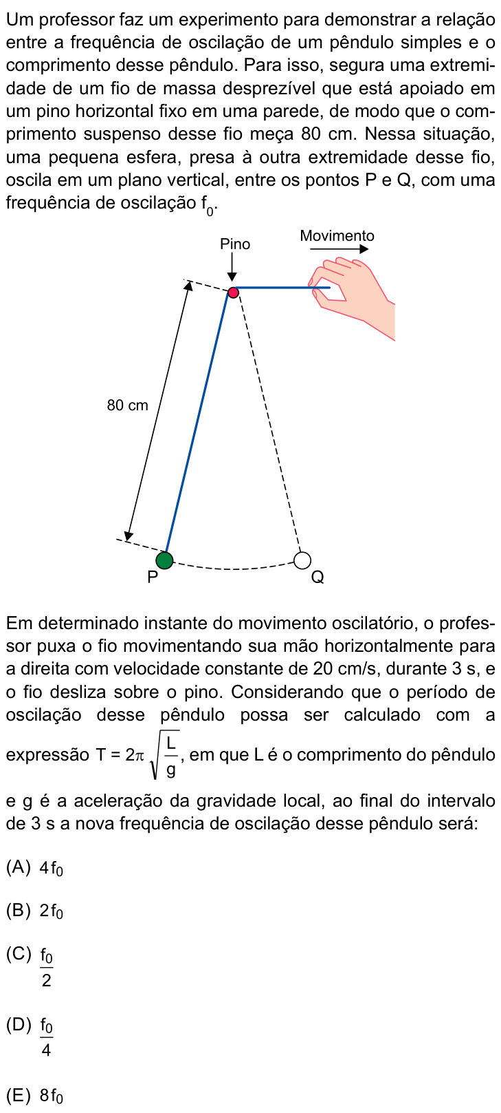 Questão 54 no caderno Conhecimentos Específicos da UNESP 2023