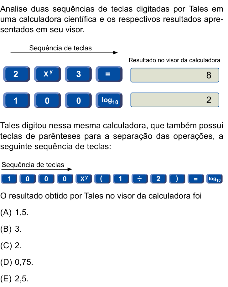 Questão 57 no caderno Conhecimentos Específicos da UNESP 2023