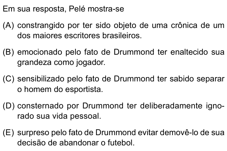 Questão 3 no caderno Conhecimentos Gerais da UNESP 2024