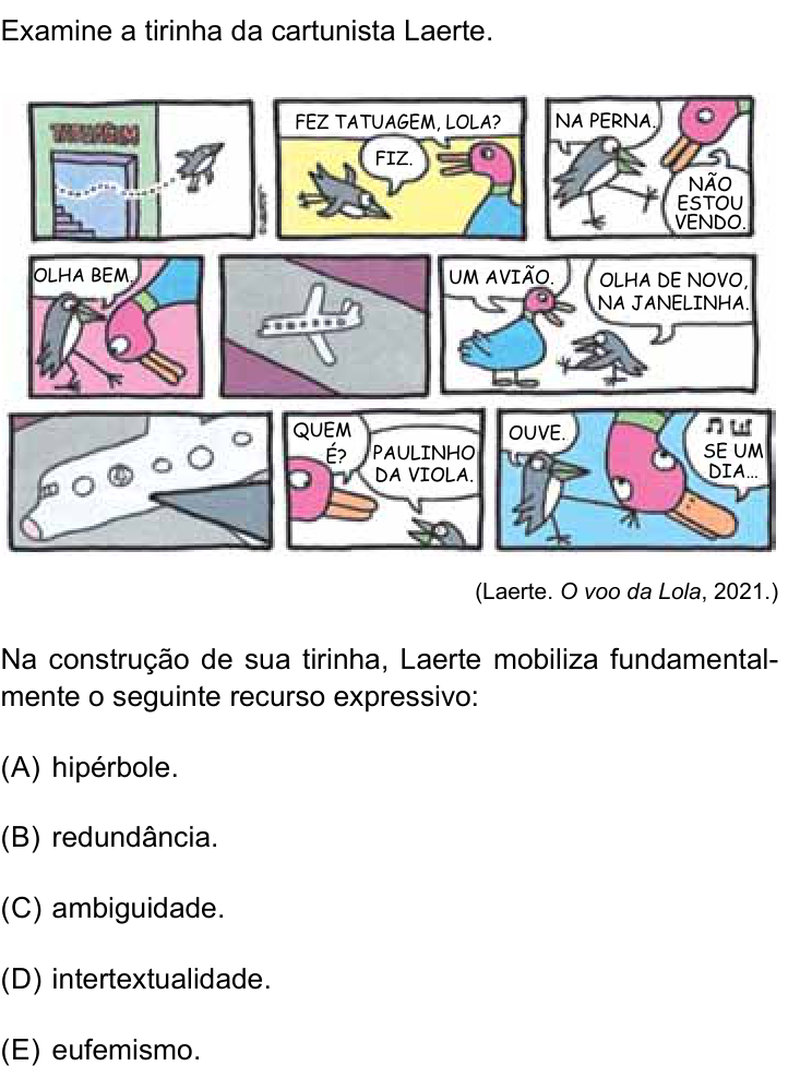 Questão 6 no caderno Conhecimentos Gerais da UNESP 2024