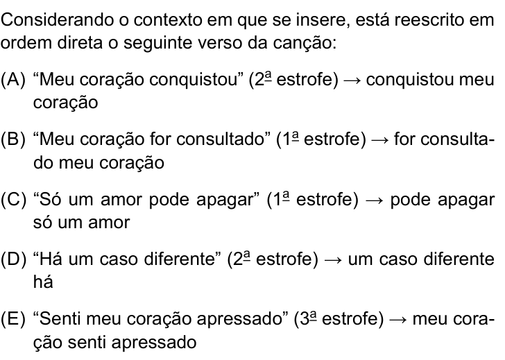Questão 8 no caderno Conhecimentos Gerais da UNESP 2024